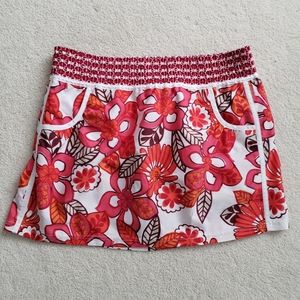 Athleta Pink & Orange Boogie Board Skirt szM